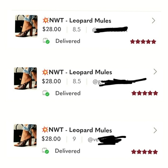 💥SOLD LAST PAIR-NIB - Leopard Mules - Picture 7 of 8